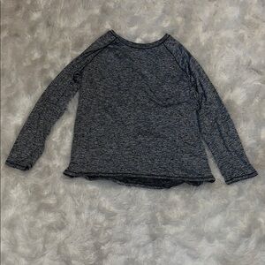 Heather Gray Long Sleeve Women's Top